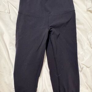 lululemon athletica Black Leggings high rise 28” inseam